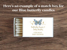 Add Custom Matches for Baby Shower Favors - The Dancing Wick