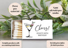Adult Birthday "Cheers" Party Tins - Set of 10 - The Dancing Wick