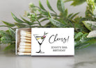 Adult "Cheers" Birthday Party Match Box - Set of 10 - The Dancing Wick