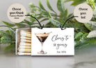 Adult "Cheers" Birthday Party Match Box - Set of 10 - The Dancing Wick