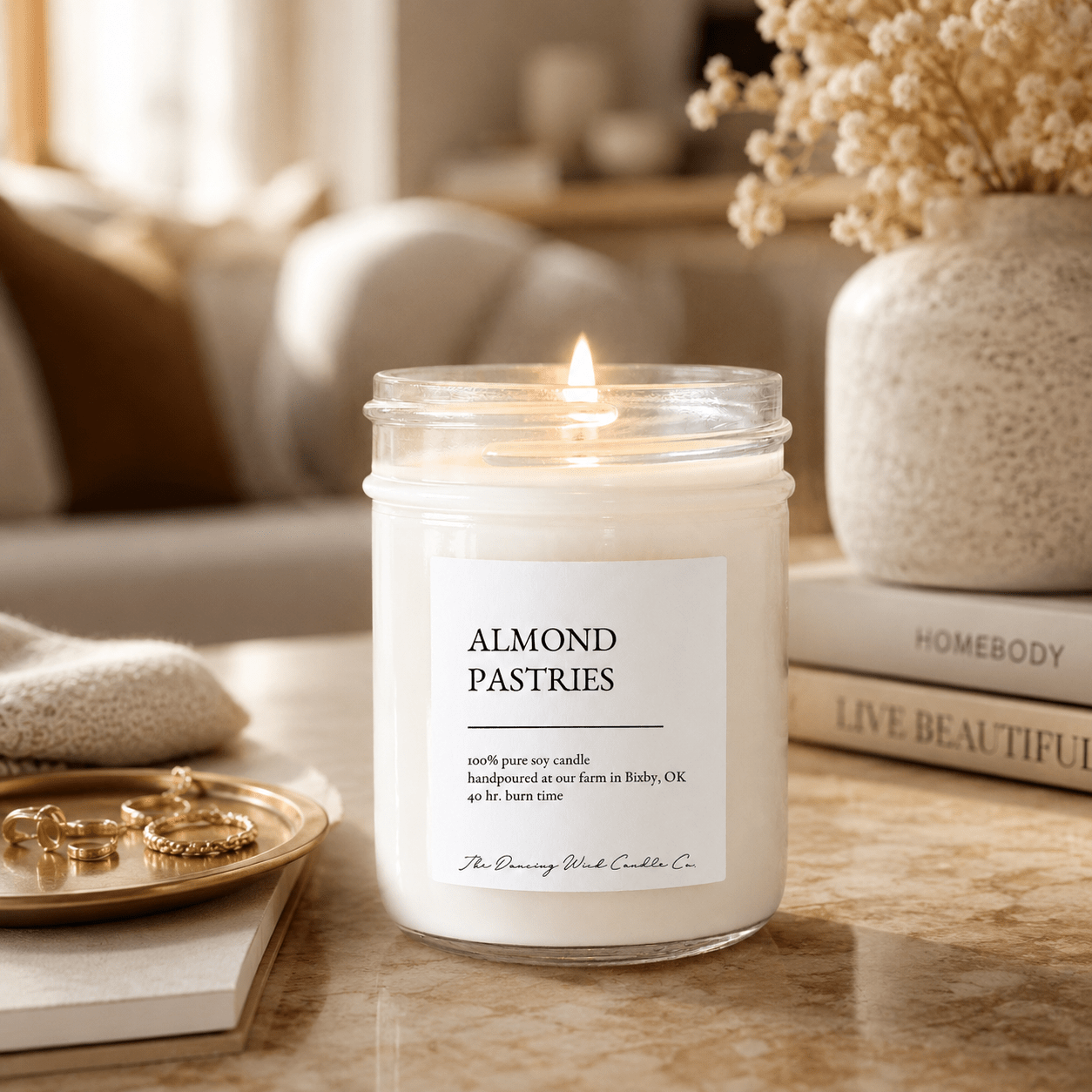 Almond Pastries - TDW Signature Candle - The Dancing Wick