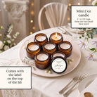 Amber I Can’t Say I Do Without You Candle - The Dancing Wick