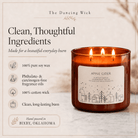 Apple Cider - 3 Wick Christmas Tumbler Candle - The Dancing Wick