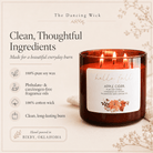 Apple Cider - 3 Wick Fall Pumpkin Candle - The Dancing Wick