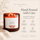 Apple Cider - 3 Wick Fall Pumpkin Candle - The Dancing Wick