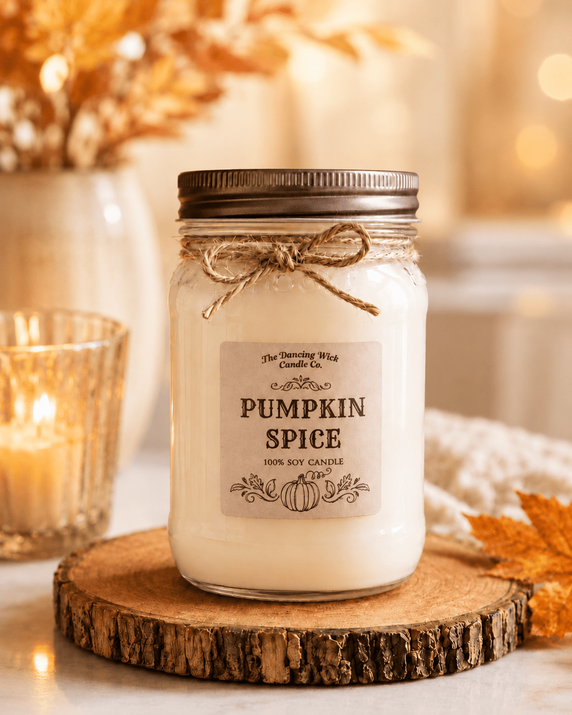 Apple Cider - Fall Candle - The Dancing Wick