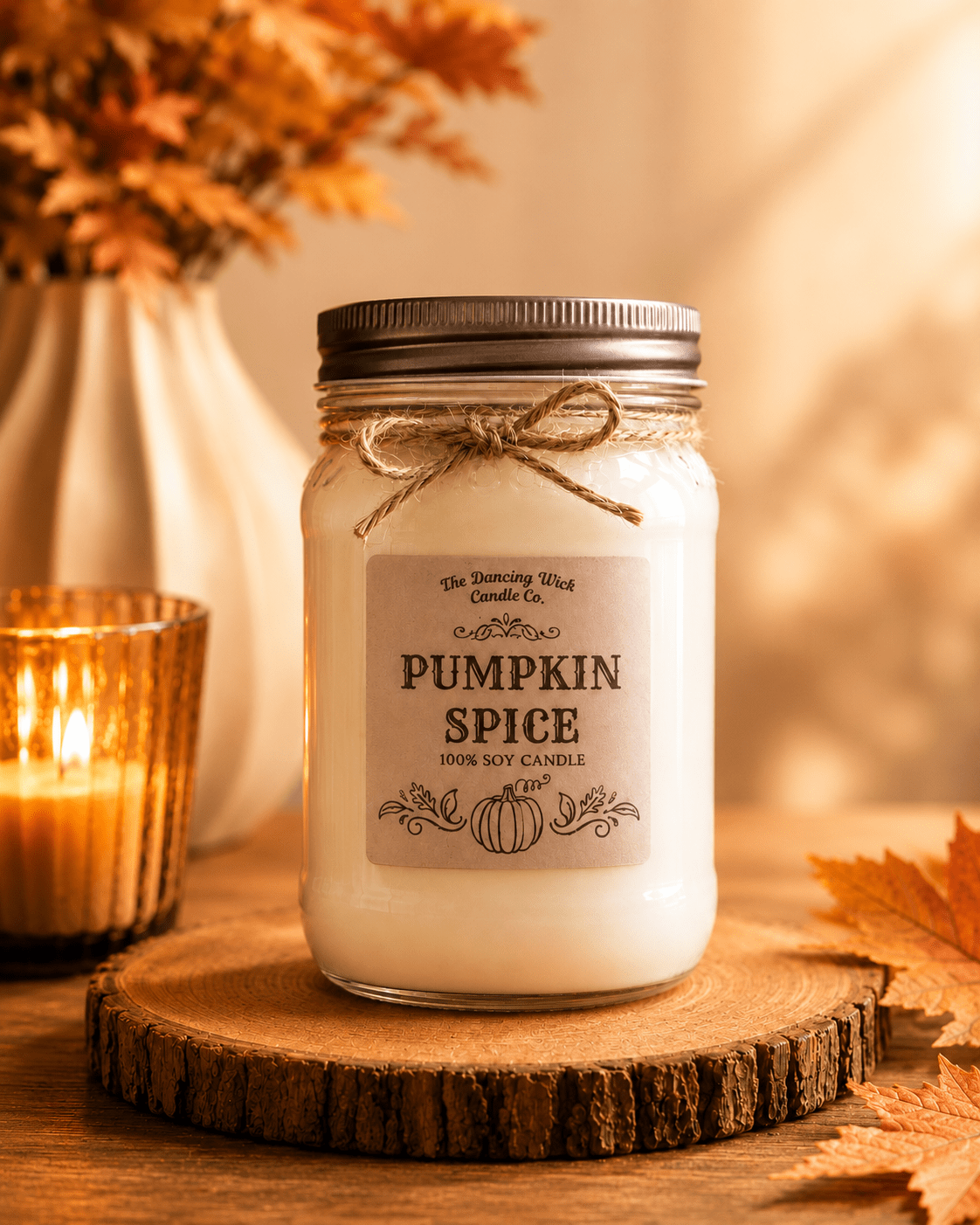 Apple Cider - Fall Candle - The Dancing Wick