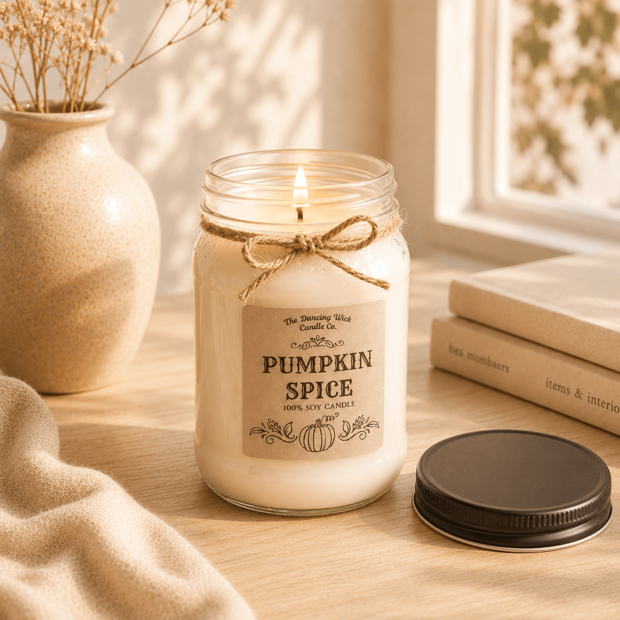 Apple Cider - Fall Candle - The Dancing Wick