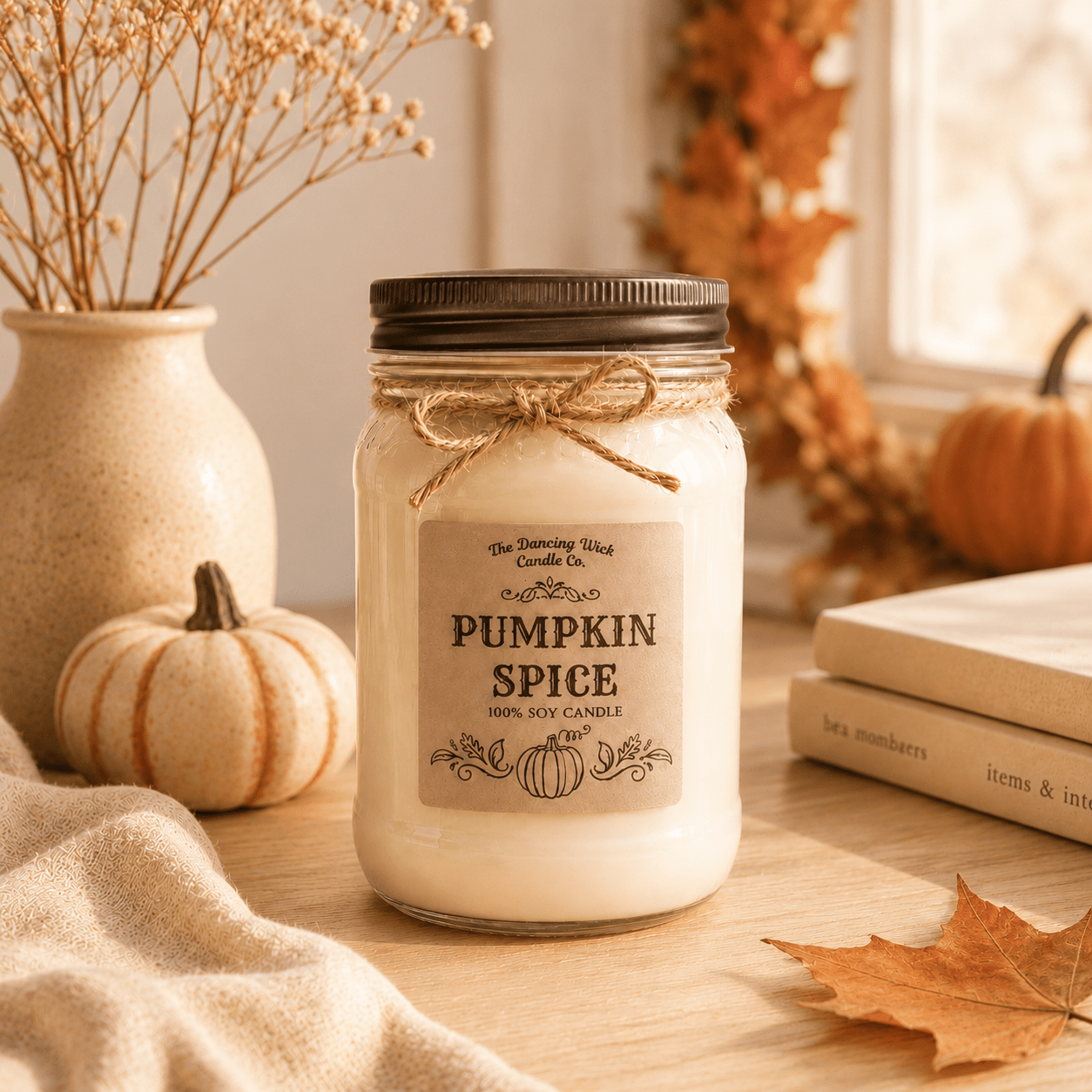 Apple Cider - Fall Candle - The Dancing Wick