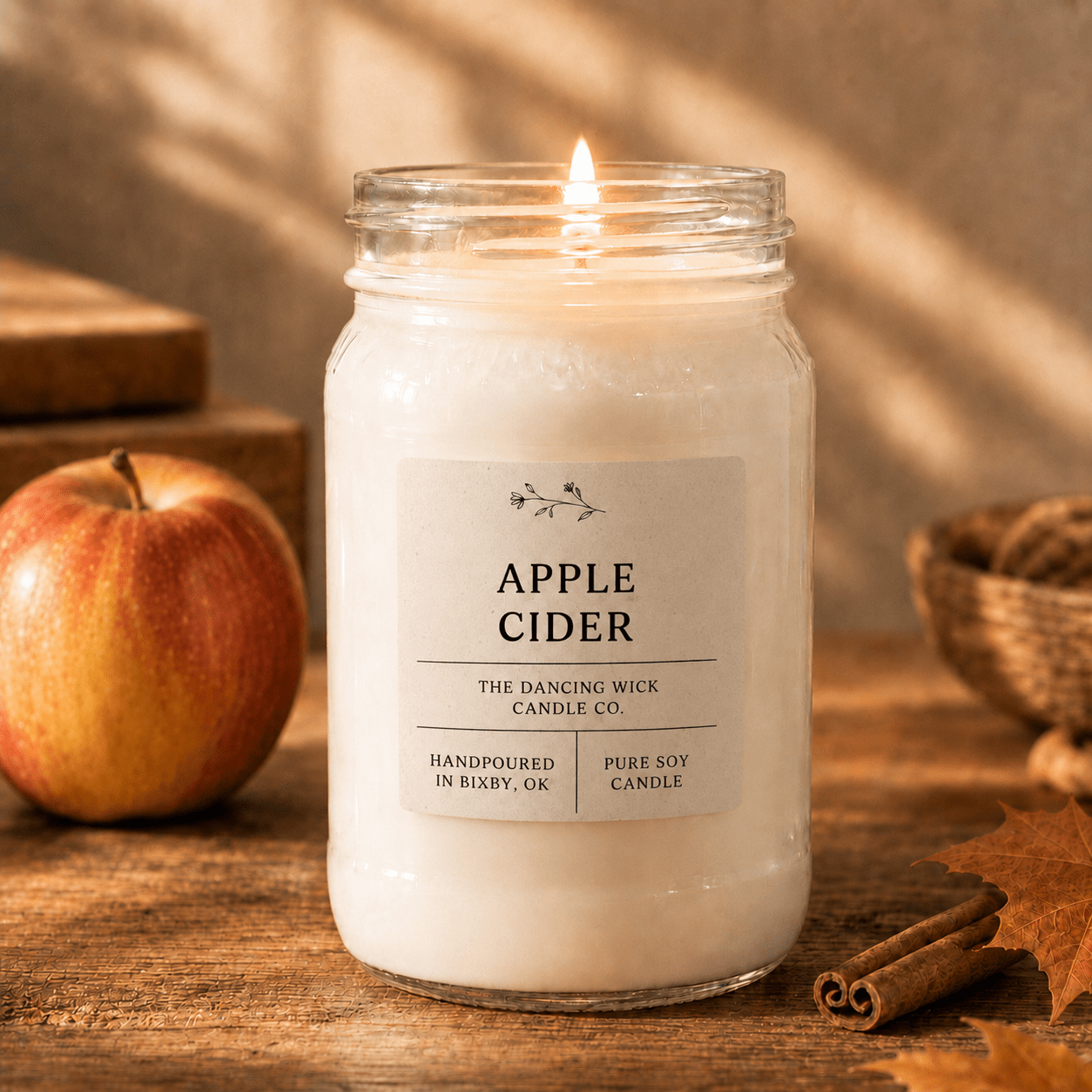Apple Cider TDW Everyday Candle - The Dancing Wick
