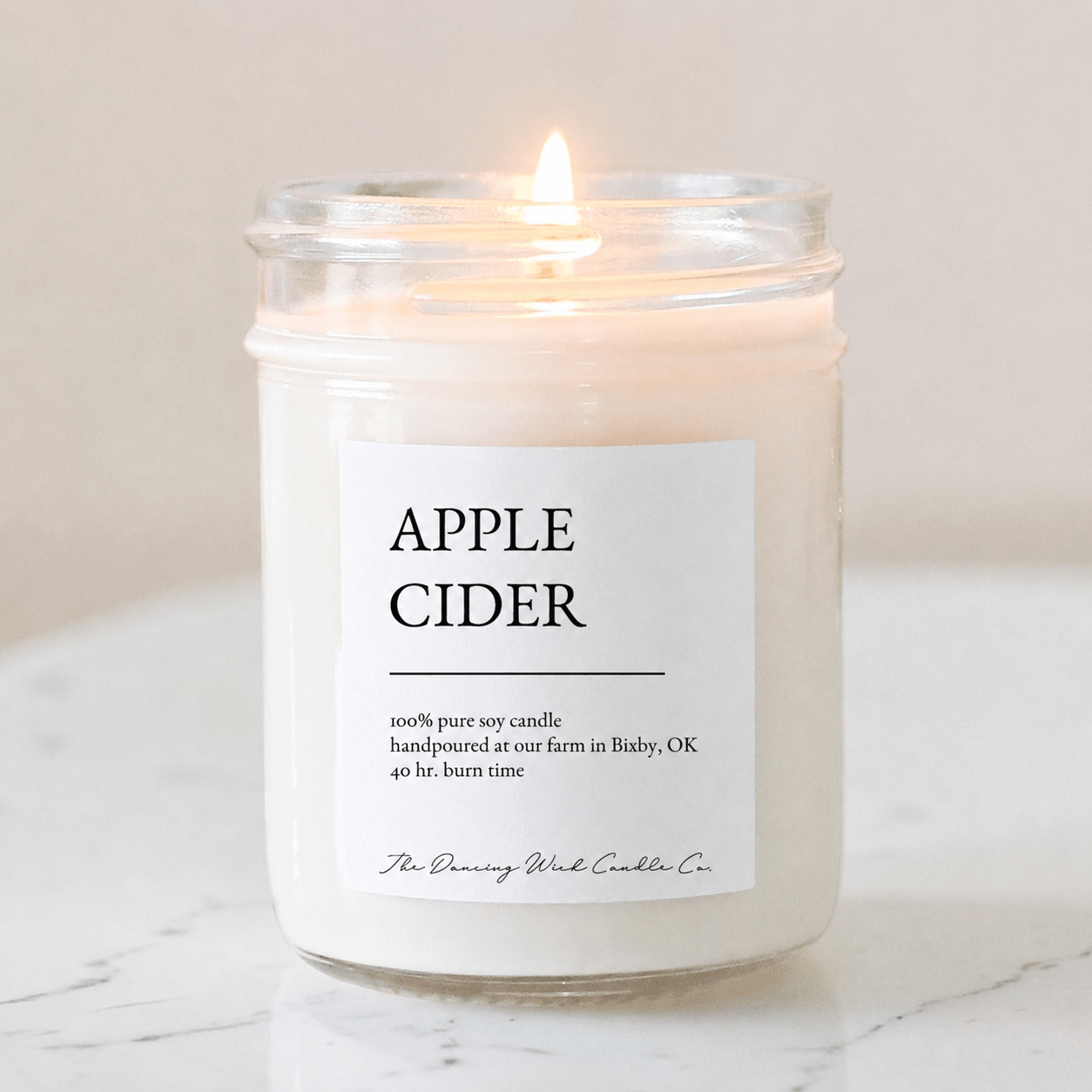 Apple Cider TDW Signature Candle - The Dancing Wick