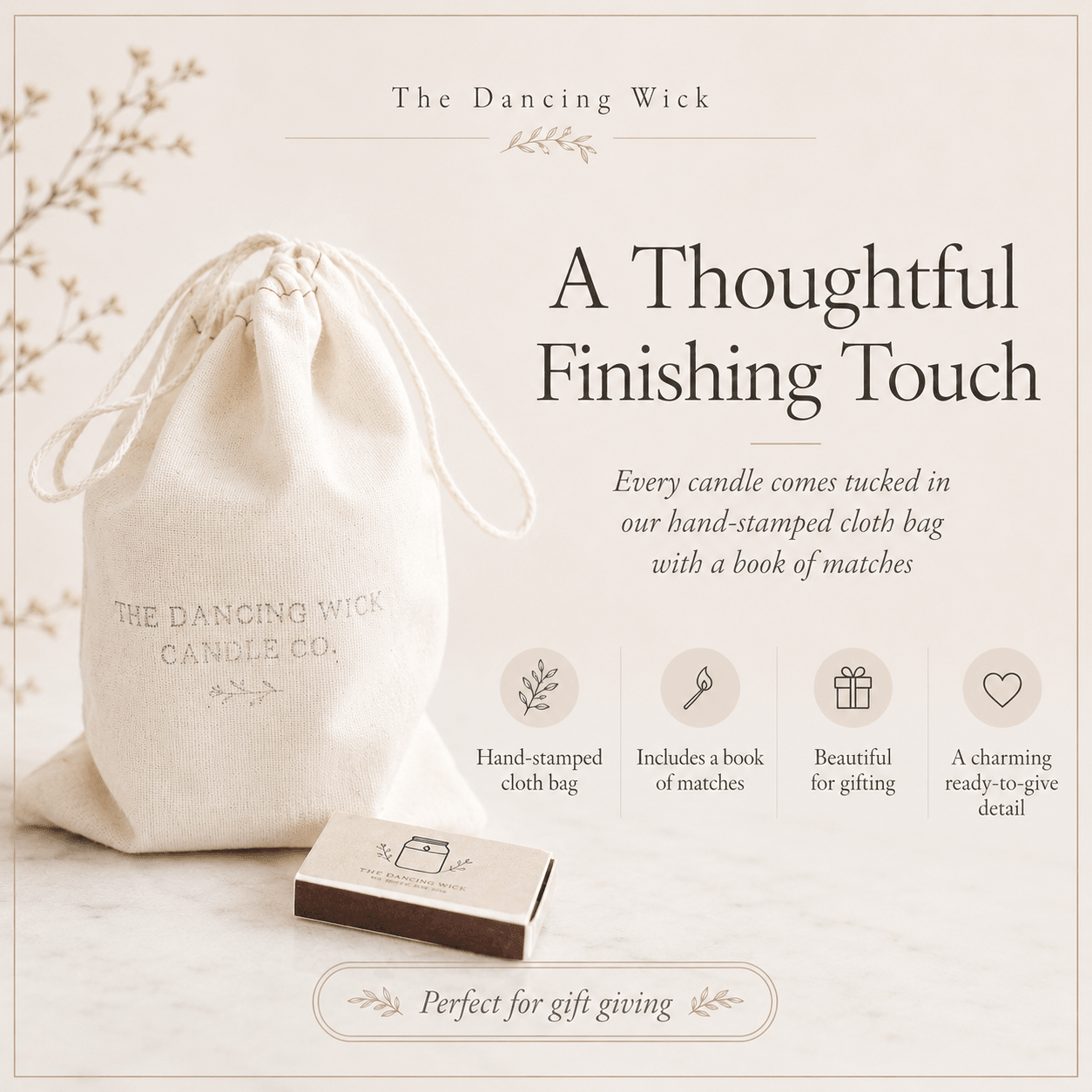 Apple Cider TDW Signature Candle - The Dancing Wick