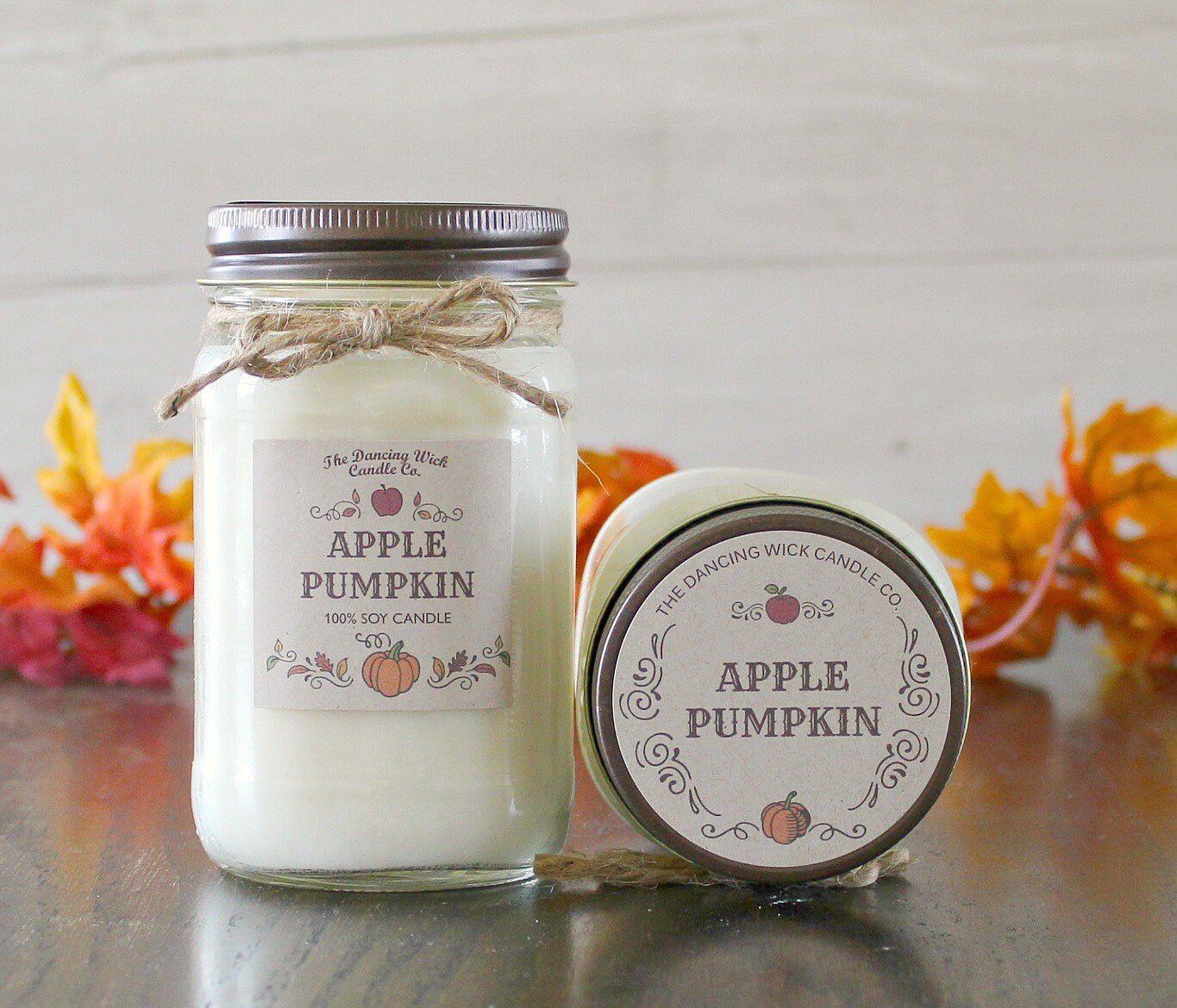 Apple Pumpkin Candle - The Dancing Wick