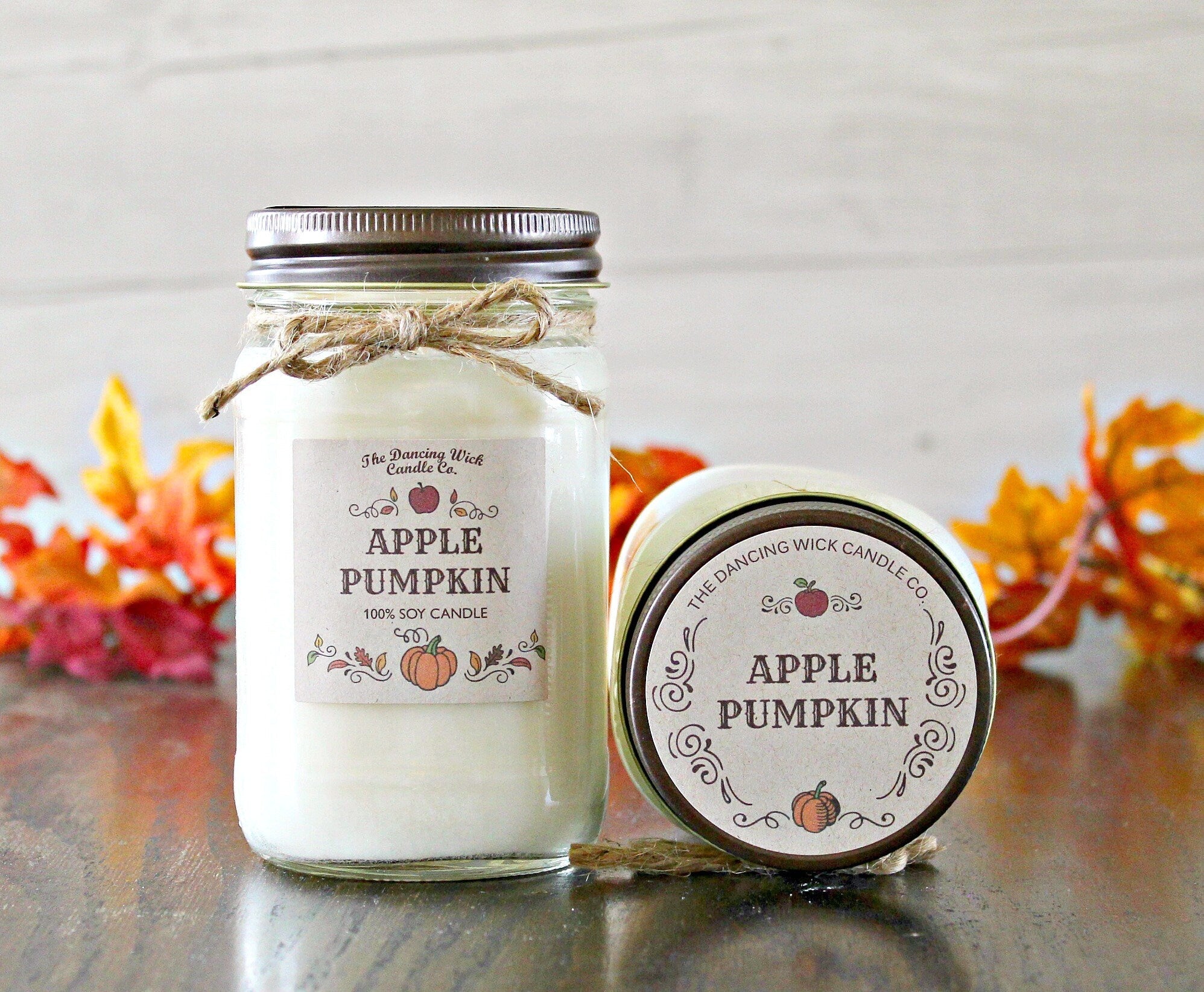 Apple Pumpkin Candle - The Dancing Wick