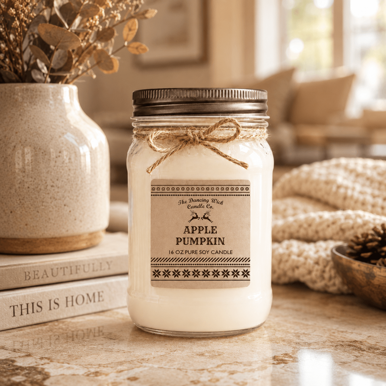 Apple Pumpkin - Winter Candle - The Dancing Wick