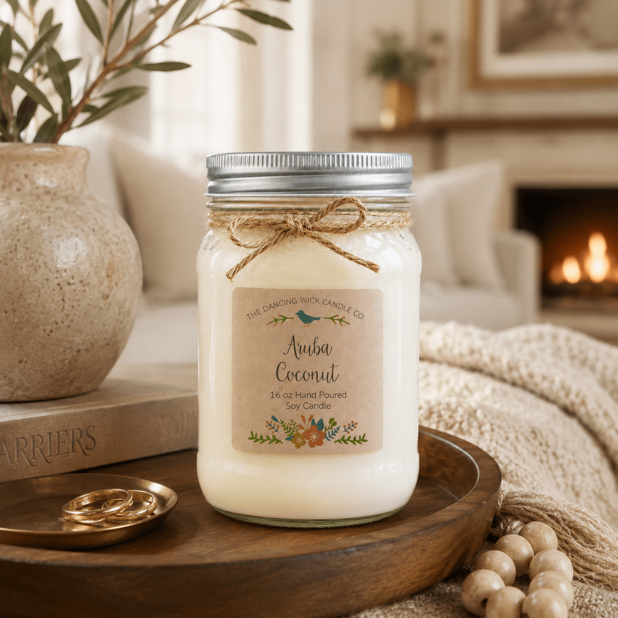 Aruba Coconut - Spring TDW Candle - The Dancing Wick