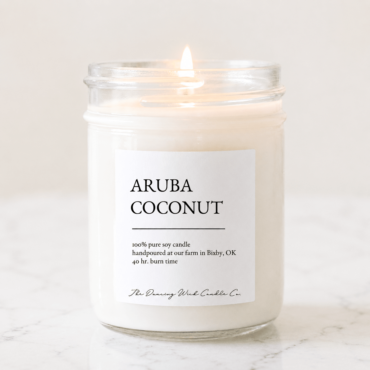 Aruba Coconut - TDW Signature Candle - The Dancing Wick