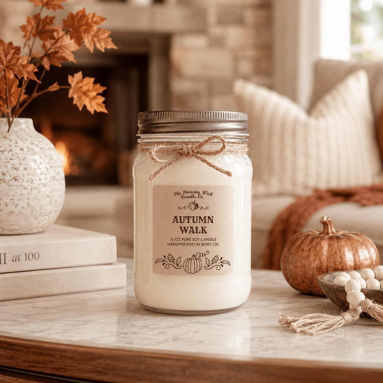 Autumn Walk - Fall Candle - The Dancing Wick