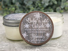 Baby It's Cold Outside Snowflake Favor - The Dancing Wick