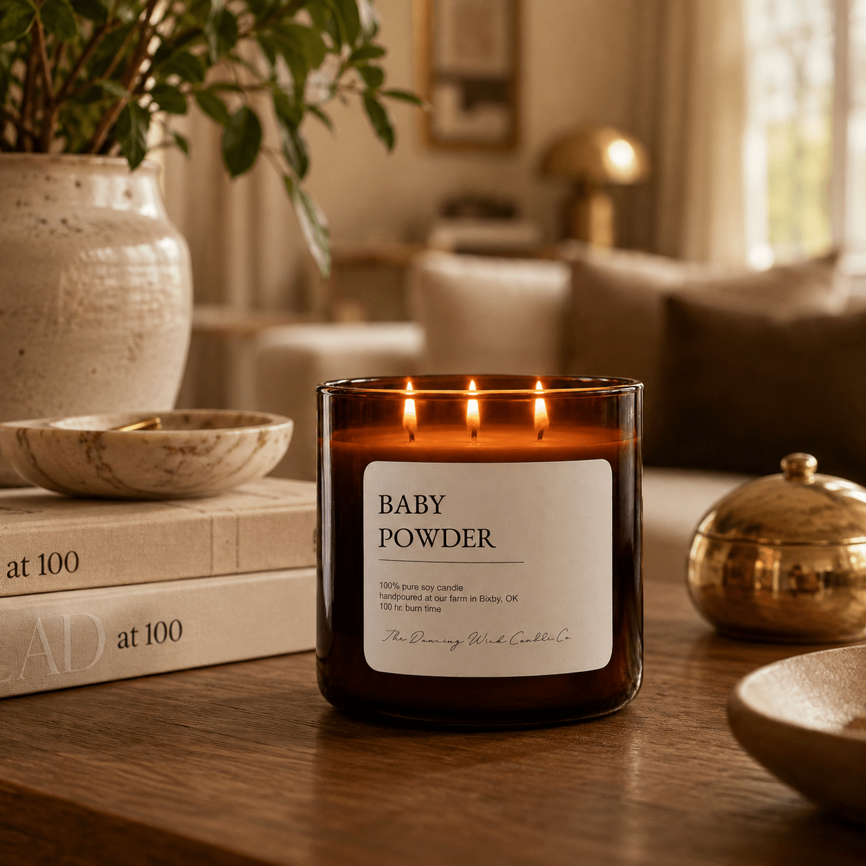 Baby Powder - 3 Wick Everyday Tumbler Candle - The Dancing Wick