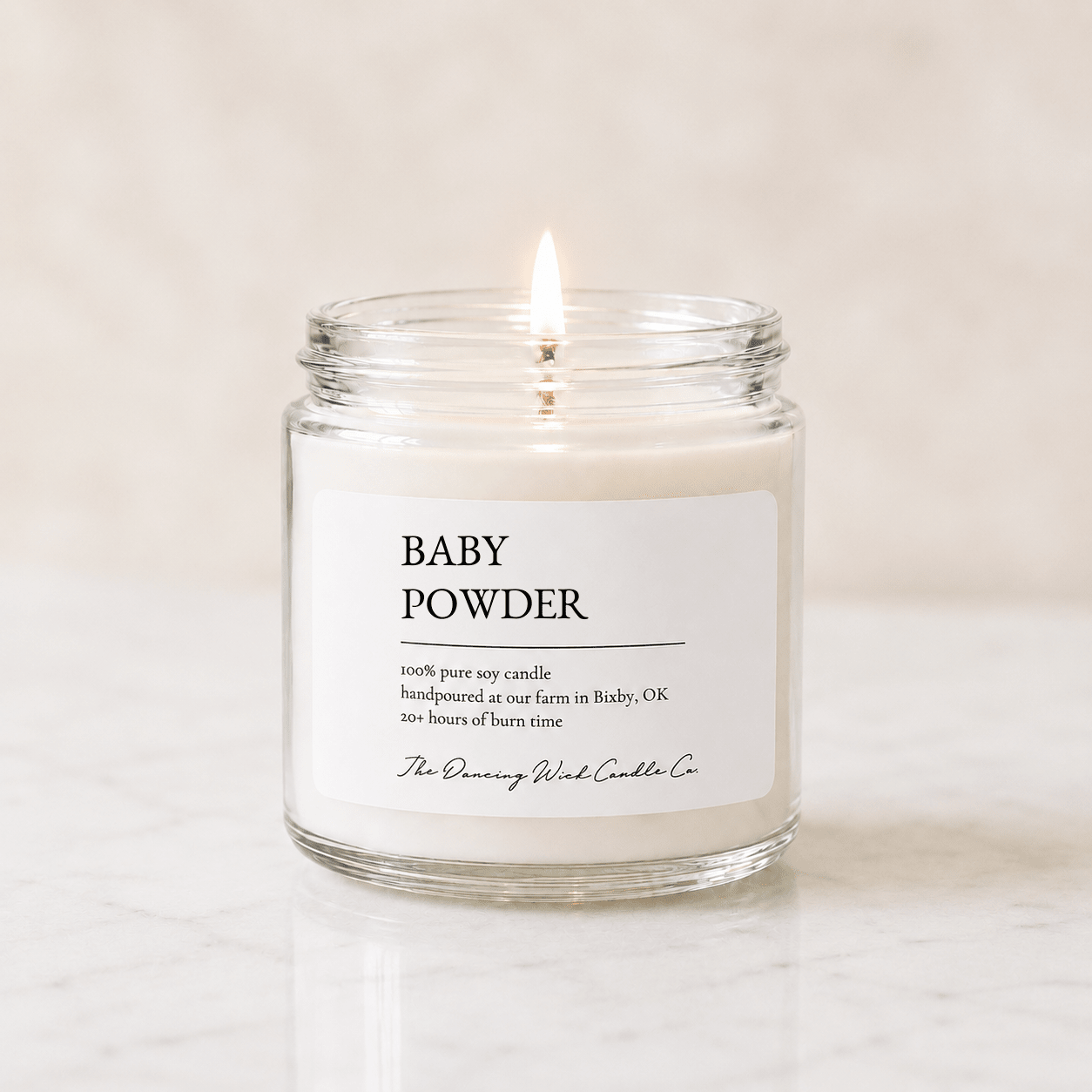 Baby Powder - TDW Signature Candle - The Dancing Wick