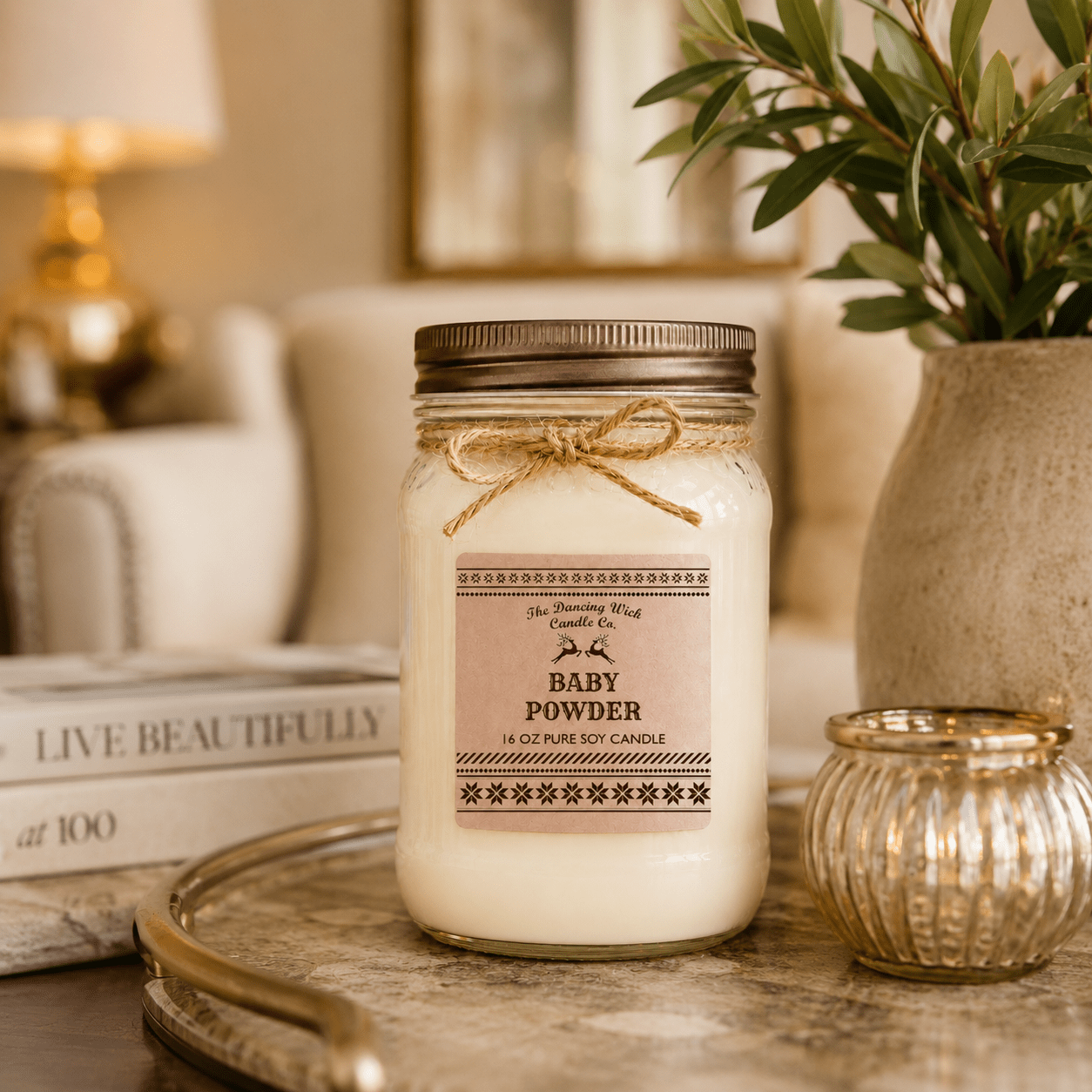 Baby Powder - Winter Candle - The Dancing Wick