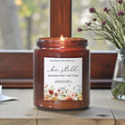 Be Still & Know That I Am God Candle Amber - Faire - The Dancing Wick