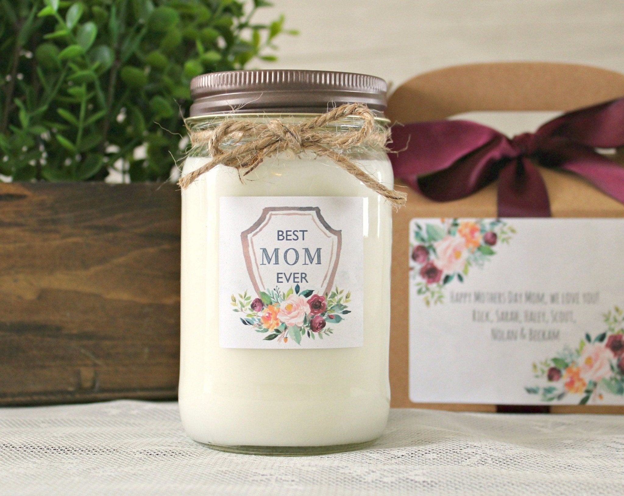 Best Mom Ever Gift Candle - The Dancing Wick