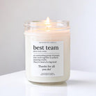 Best Team Personalized Candle - The Dancing Wick