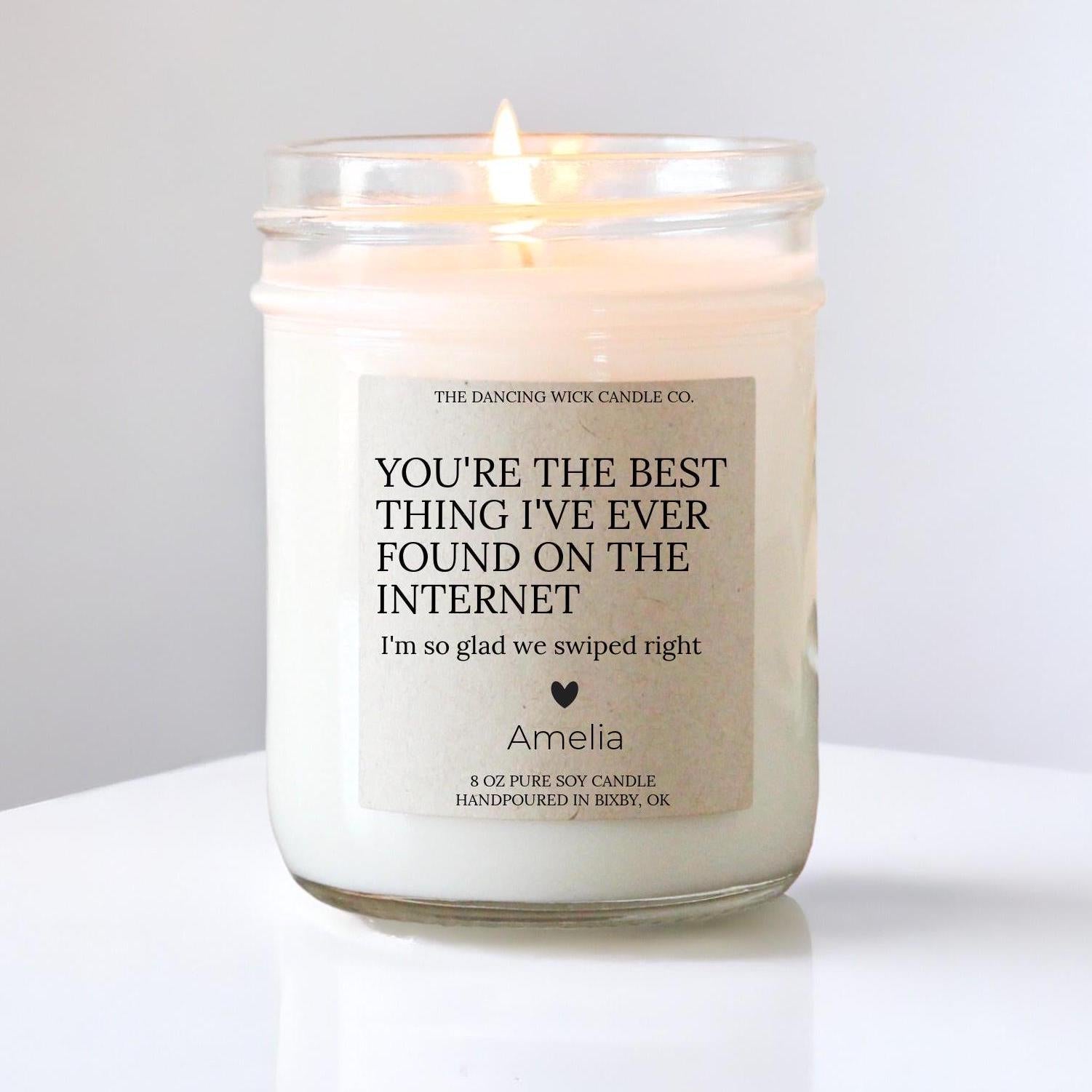 Best Thing I Found On The Internet Candle - The Dancing Wick