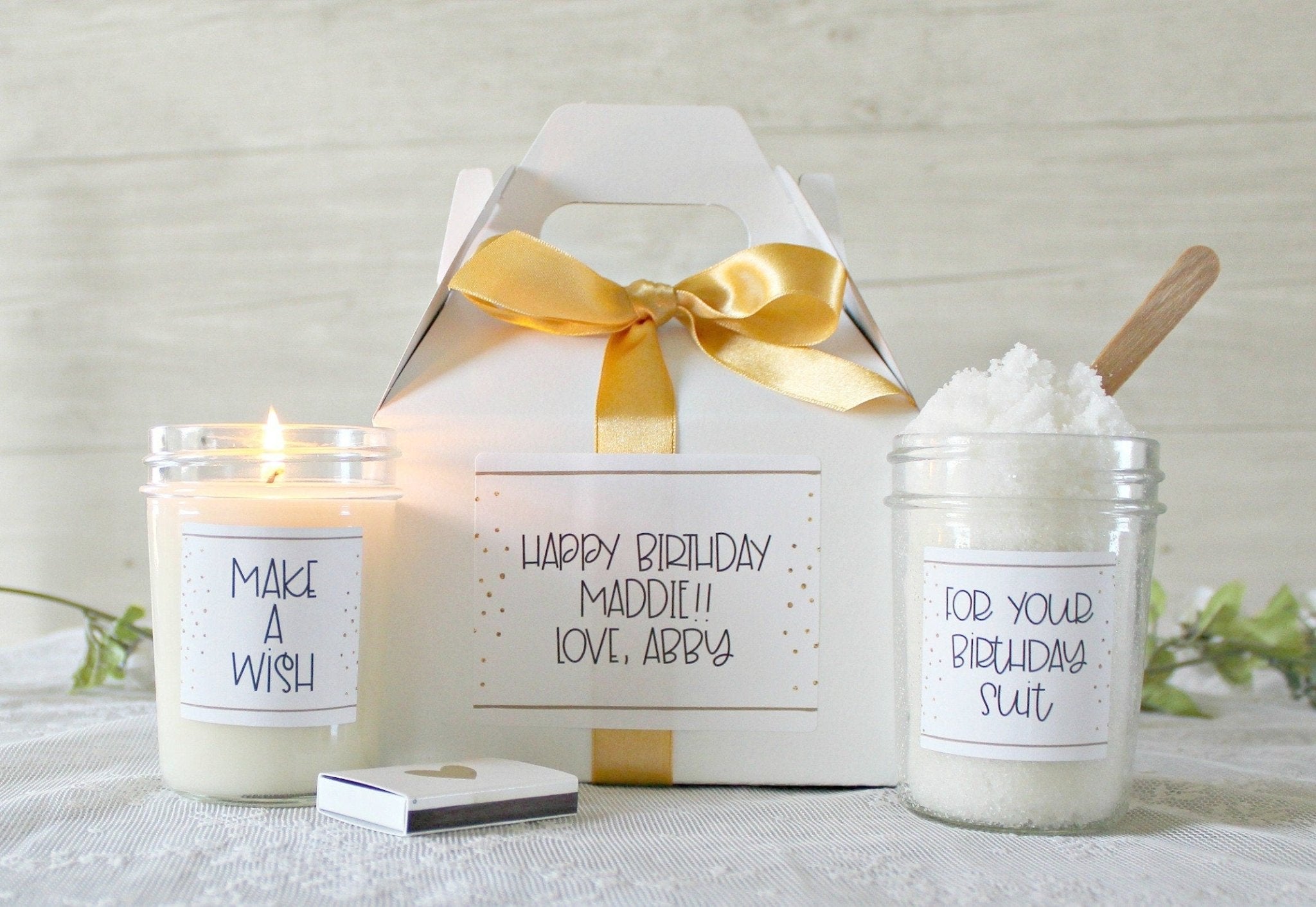 Birthday Make a Wish Gift Box - The Dancing Wick