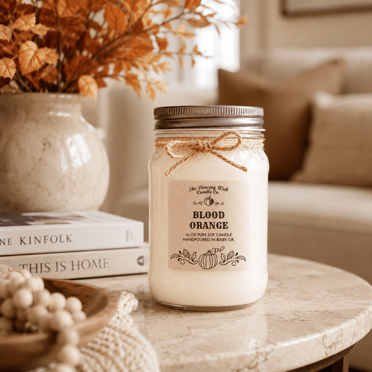 Blood Orange - Fall Candle - The Dancing Wick