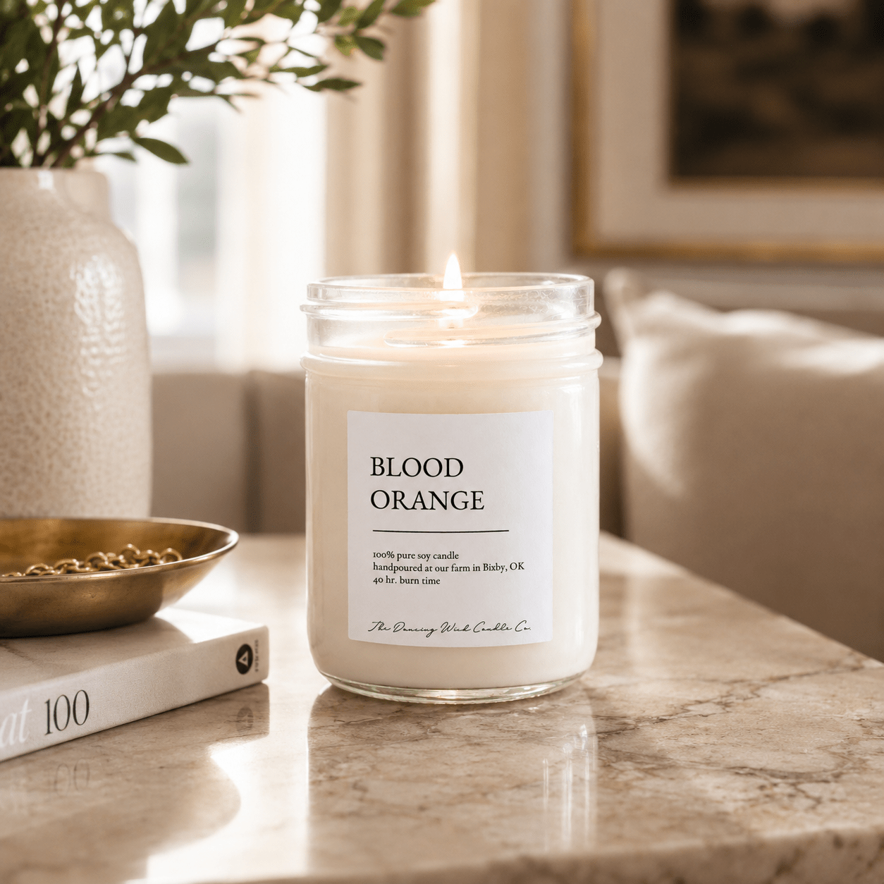 Blood Orange - TDW Signature Candle - The Dancing Wick