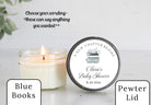 Book Theme Baby Shower Favors |A New Chapter Begins - The Dancing Wick