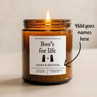 Boos for Life Amber Candle - The Dancing Wick