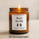 Boos for Life Amber Candle - The Dancing Wick