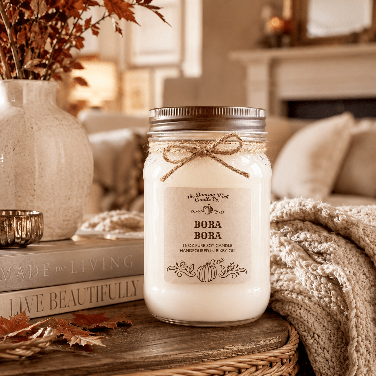 Bora Bora - Fall Candle - The Dancing Wick