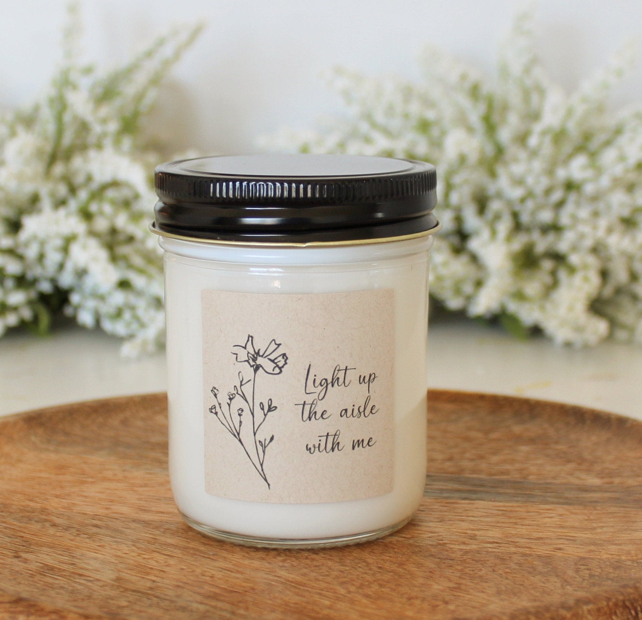 Botanical Light Up the Aisle with Me Candle - The Dancing Wick