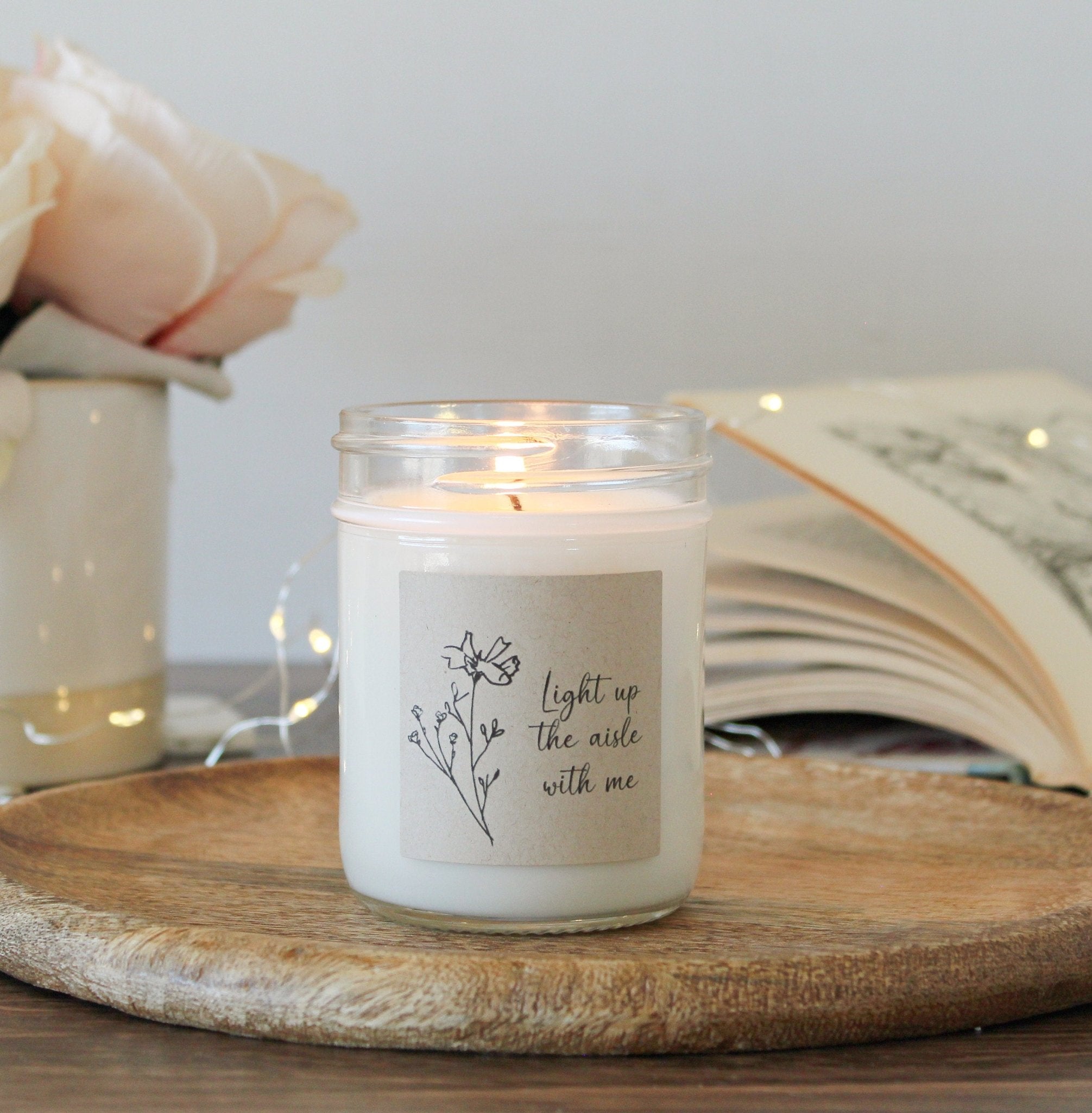 Botanical Light Up the Aisle with Me Candle - The Dancing Wick