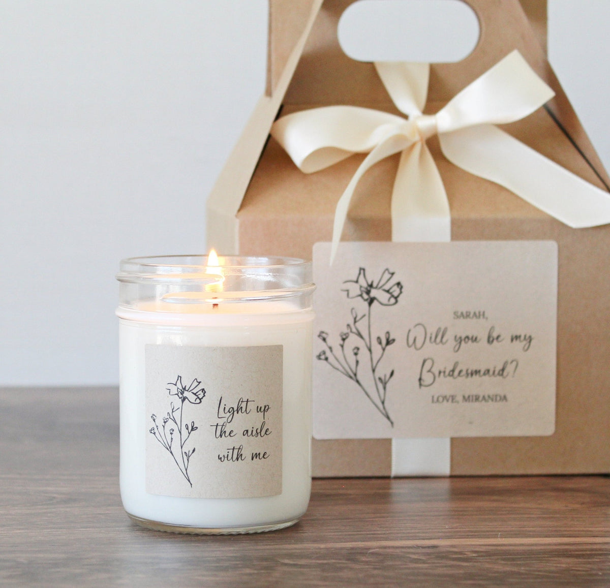 Botanical Light Up the Aisle with Me Set - The Dancing Wick