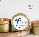 Bow Bridesmaid Tins - The Dancing Wick