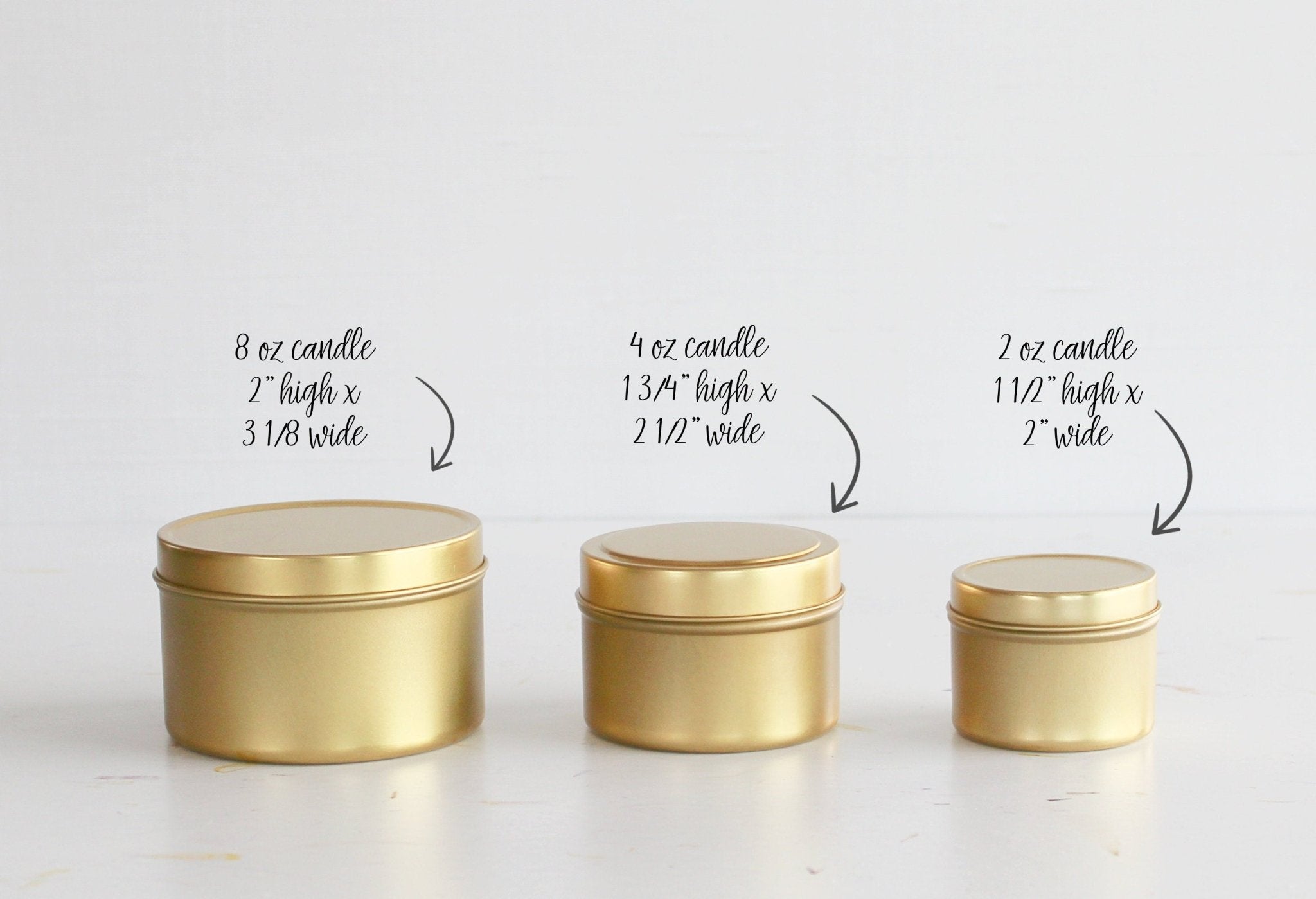 Bow Bridesmaid Tins - The Dancing Wick