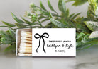 Bow Wedding Matches - Set of 10 - The Dancing Wick