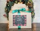 Buffalo Plaid Christmas Candle Gift Set - The Dancing Wick