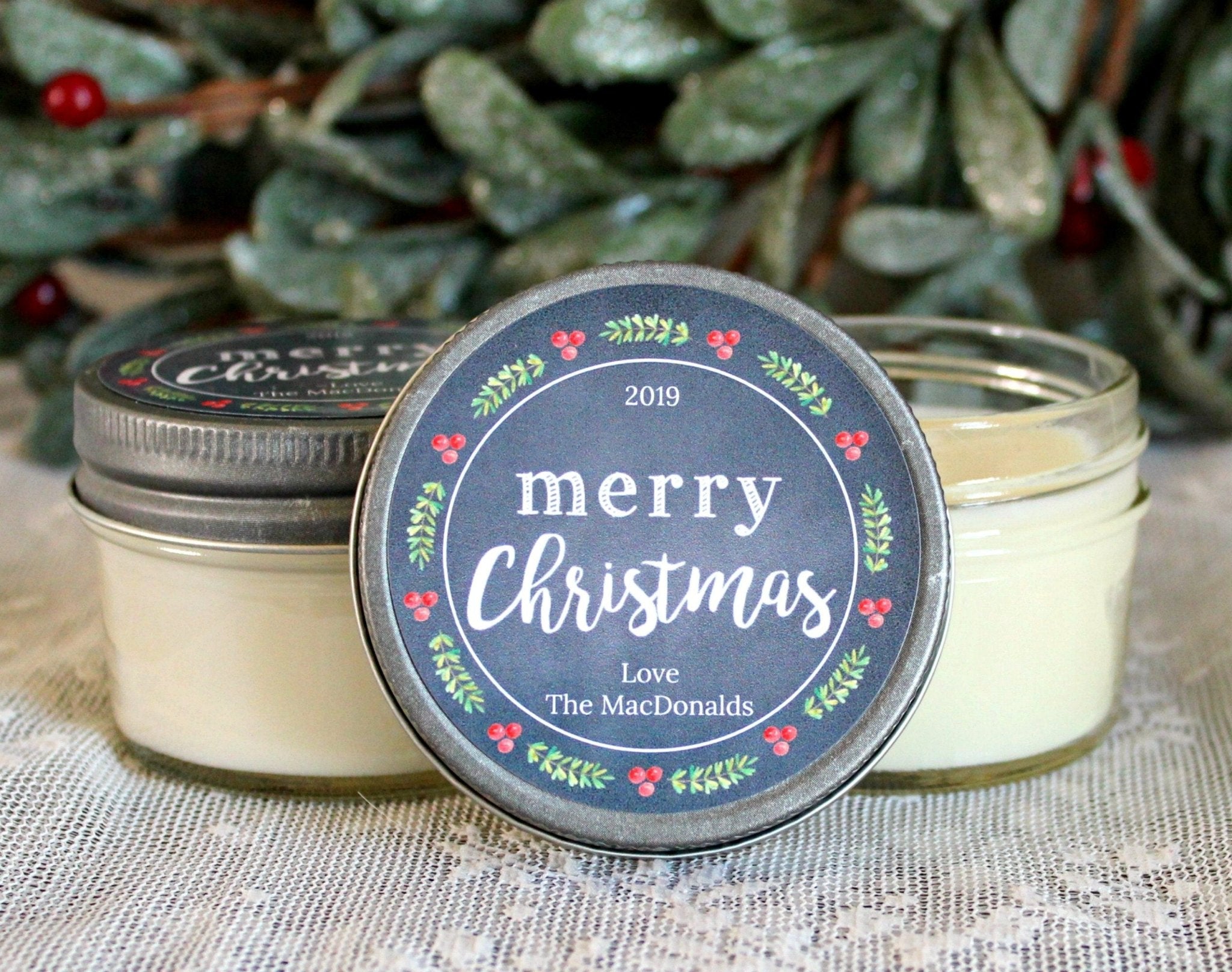 Chalk Holiday Favor - The Dancing Wick