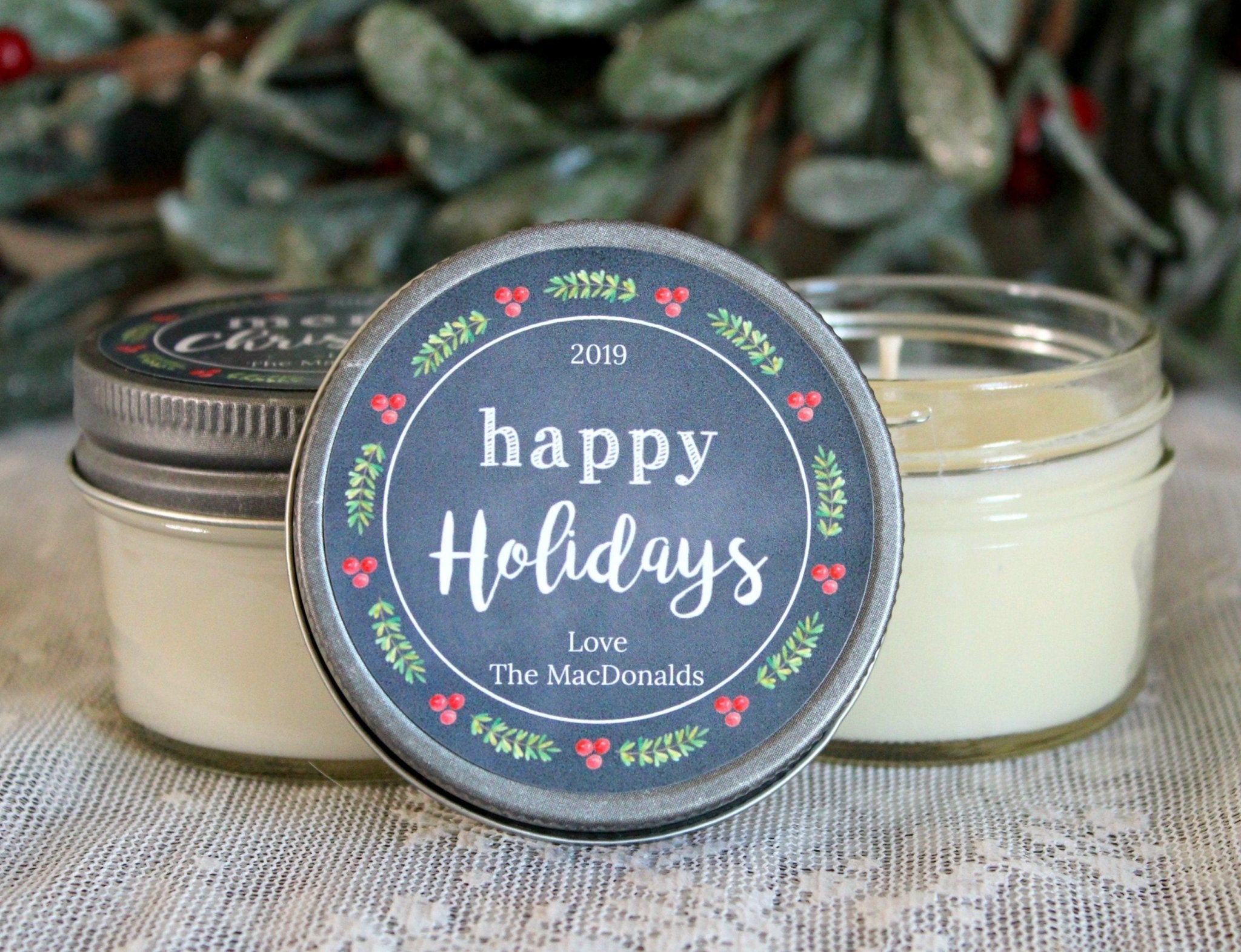 Chalk Holiday Favor - The Dancing Wick