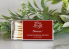 Champagne Wedding Matchboxes - The Dancing Wick