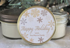 Christmas Gold Snowflake Favors - The Dancing Wick