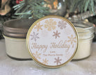 Christmas Gold Snowflake Favors - The Dancing Wick