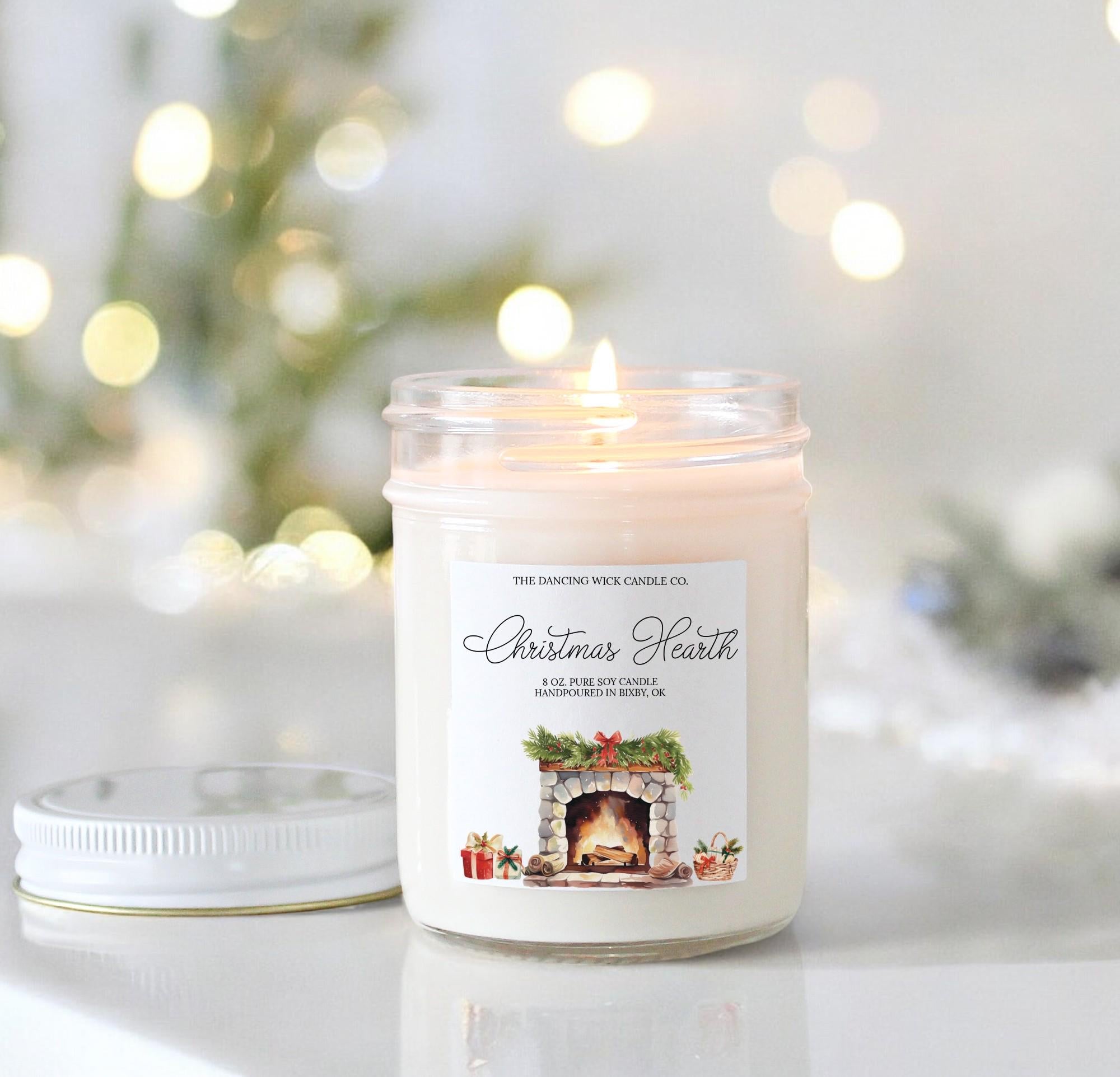Christmas Hearth Candle - The Dancing Wick